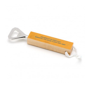 Authentic University of Kentucky Basketball Floor Bottle Opener